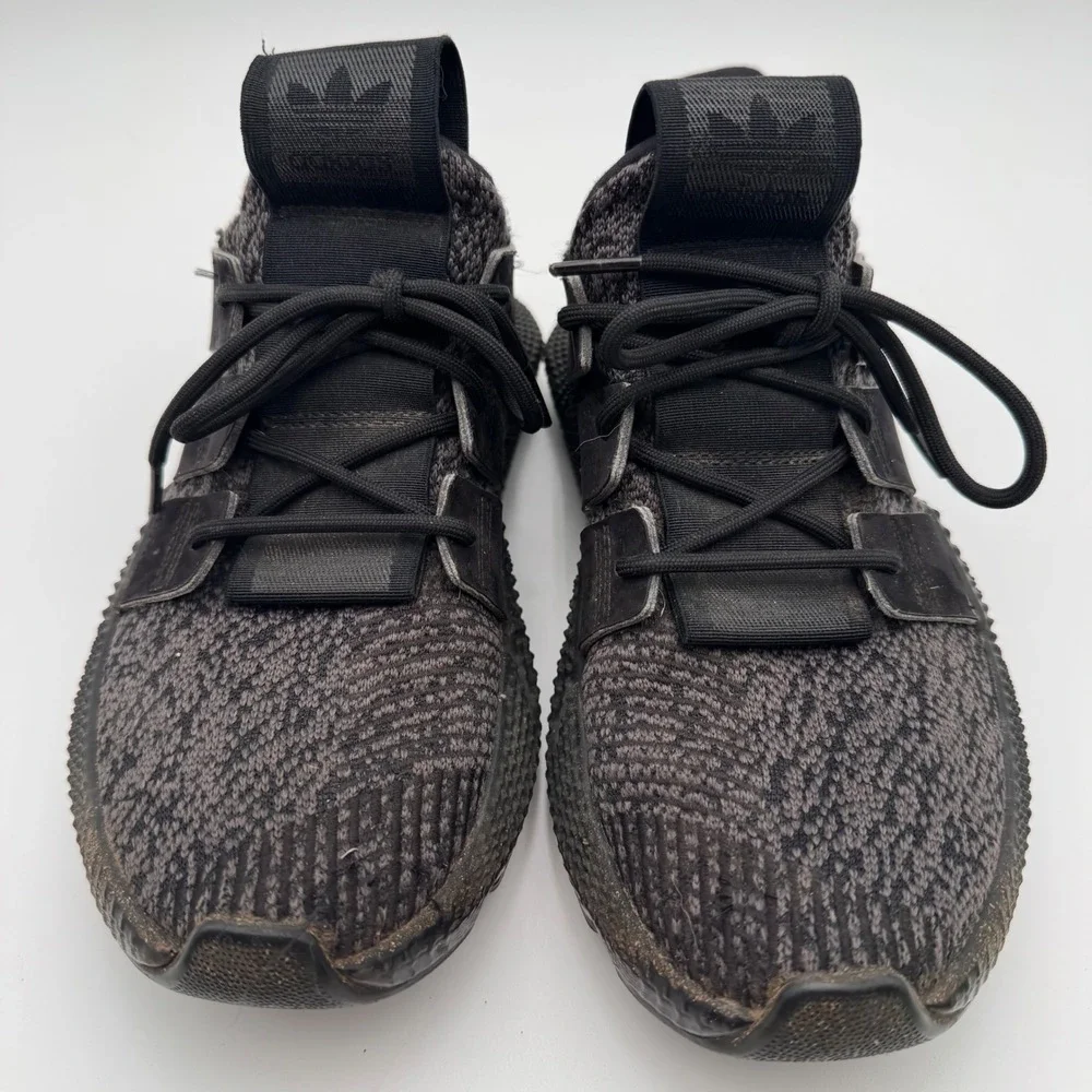 Adidas Prophere Core Black Carbon Knit Sneakers CQ2126 Mens 5.5‎ Womens 6.5